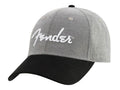 Fender Hipster dad hat, gray and black, one size fits most