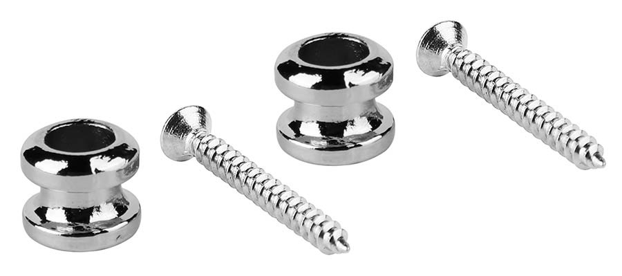 Boston BSLB-10-NI Losse knop voor straplock systeem, 2 stuks, nickel