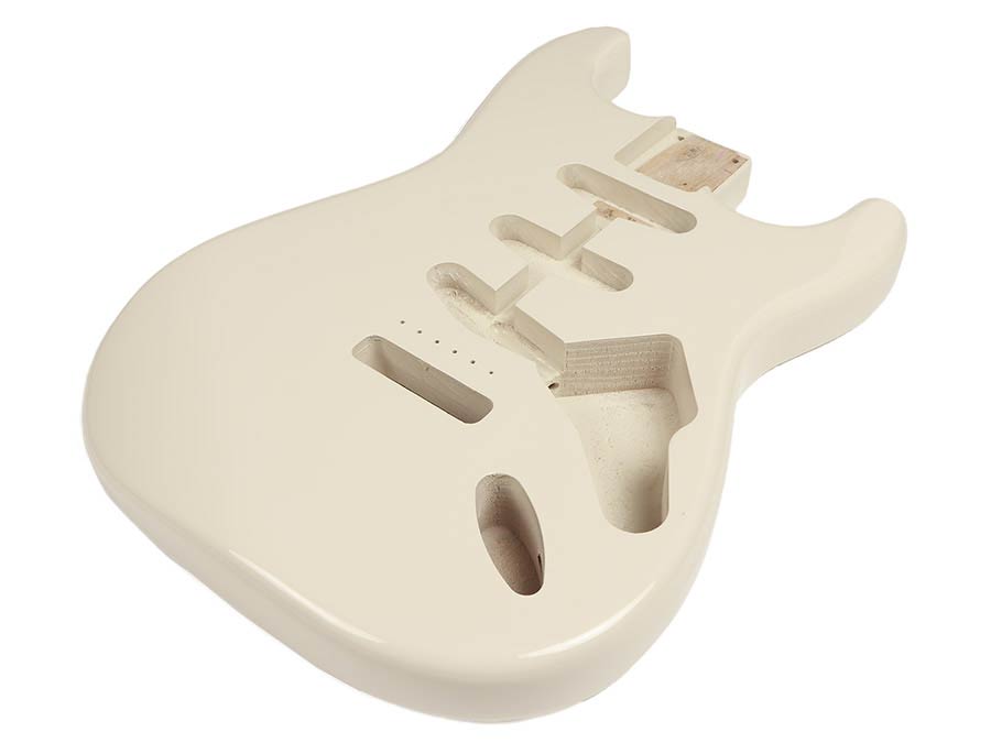 Boston JST-3A-VW Vintage body Stallion model (made in Japan), 3 piece alder, vintage white PU