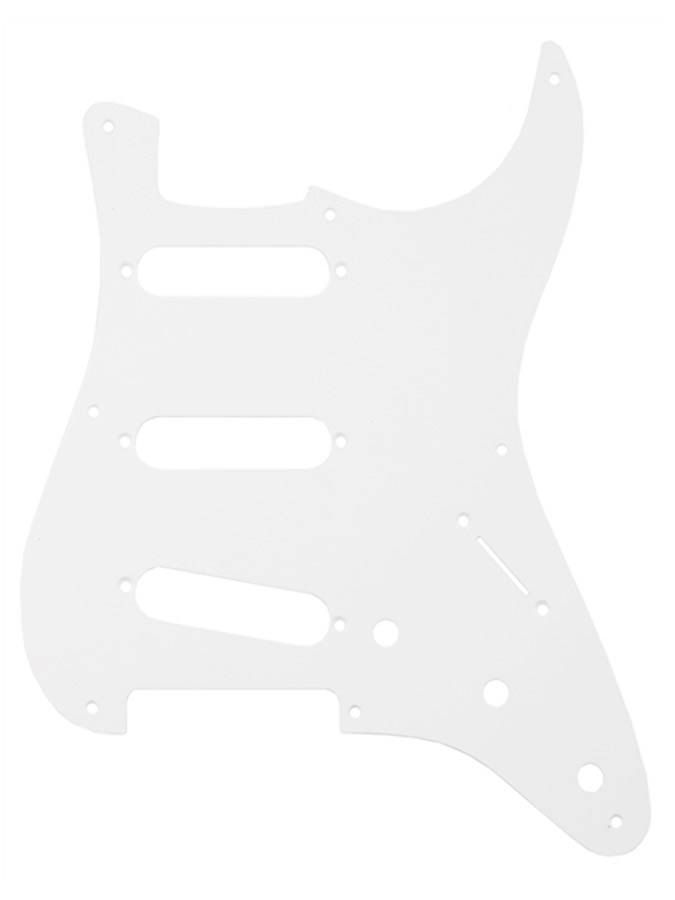 Fender pickguard Pure Vintage '56-'59 Stratocaster 1-ply eggshell 8-hole