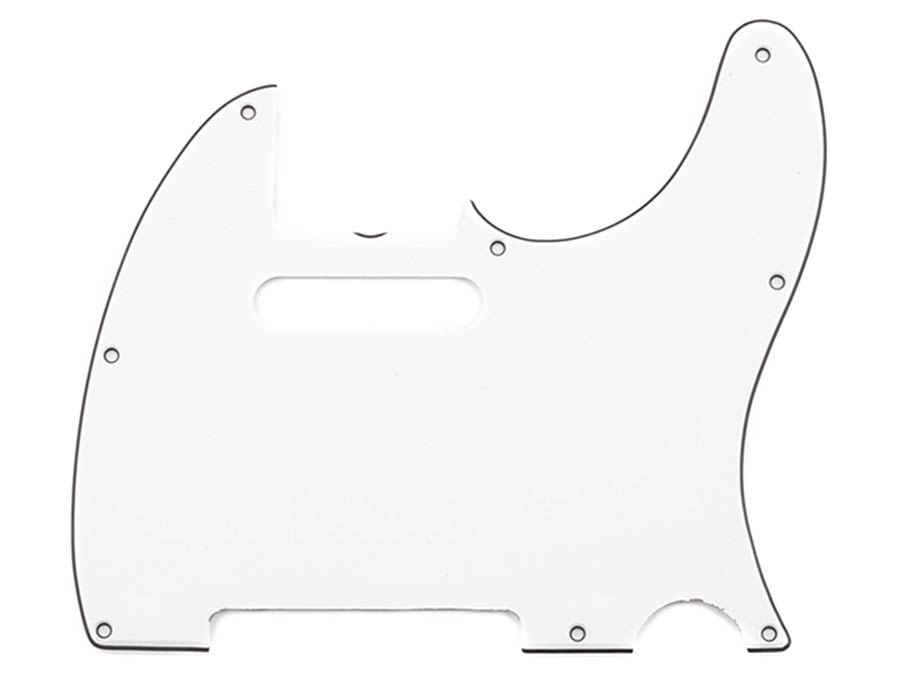 Fender pickguard Pure Vintage '64 Telecaster 3-ply eggshell 8-hole