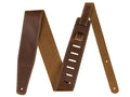 Fender broken-in leather strap, 2.5", tan