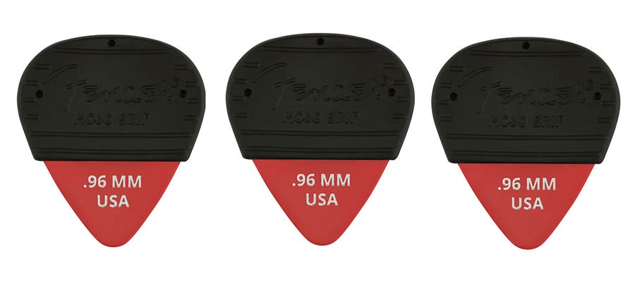 Fender Mojo Grip picks, dura-tone delrin 0.96, 3-pack
