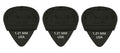 Fender Mojo Grip picks, dura-tone delrin 1.21, 3-pack