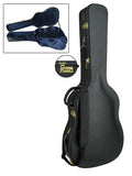 Boston CAC-500-M Deluxe case for Maccaferri-model acoustic guitar, wood, arched, with lock and shoulder strap