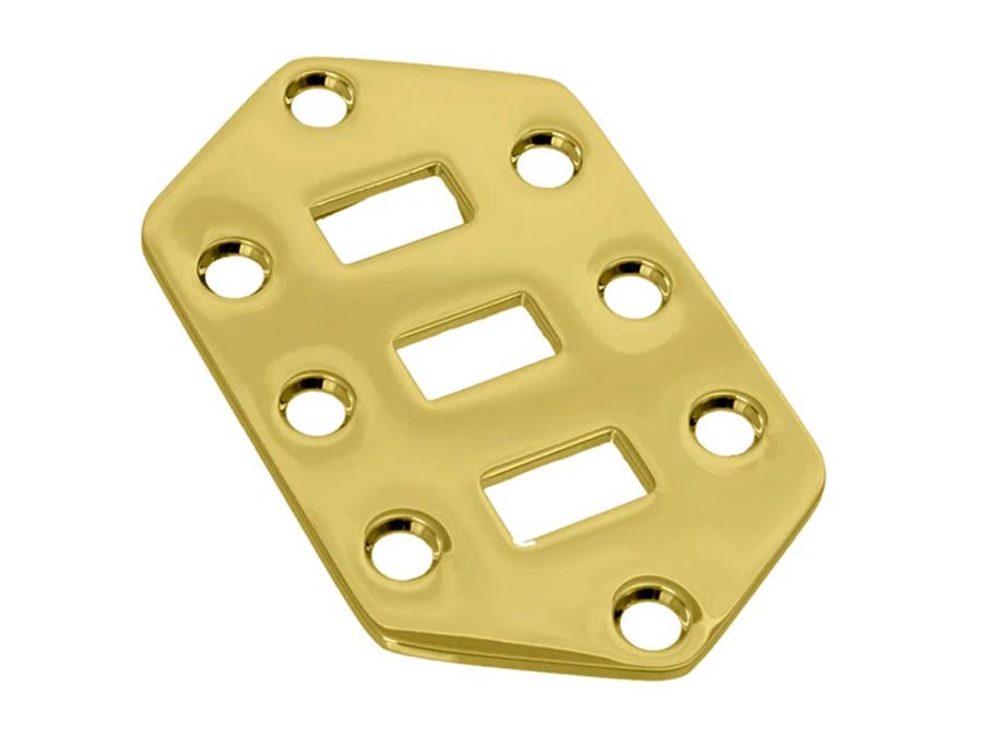 Allparts - AP0656002 - switch plate for Jaguar®, gold