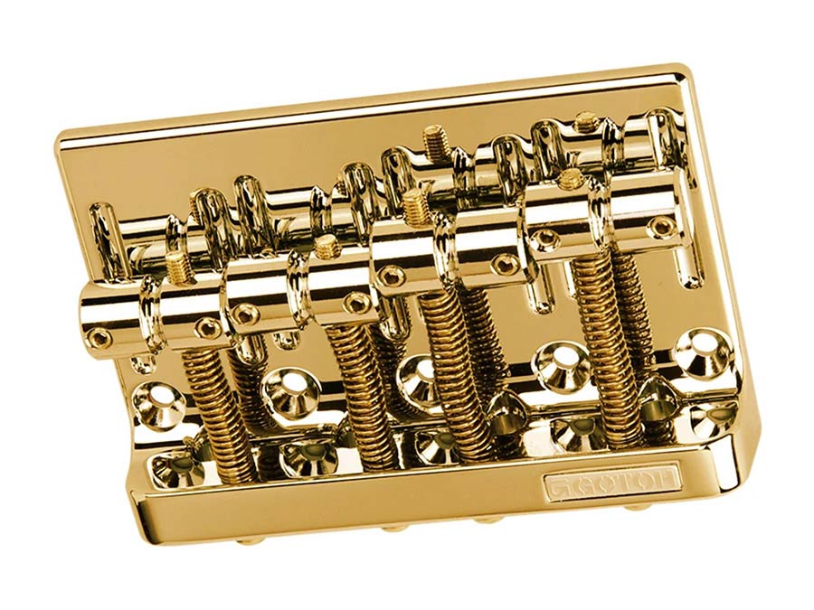 Allparts - BB0356002 - Gotoh 201B4 bass bridge, gold