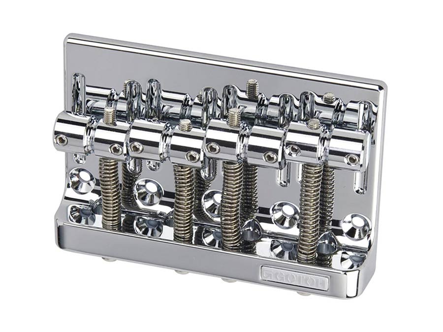 Allparts - BB0356010 - Gotoh 201B4 bass bridge, chrome