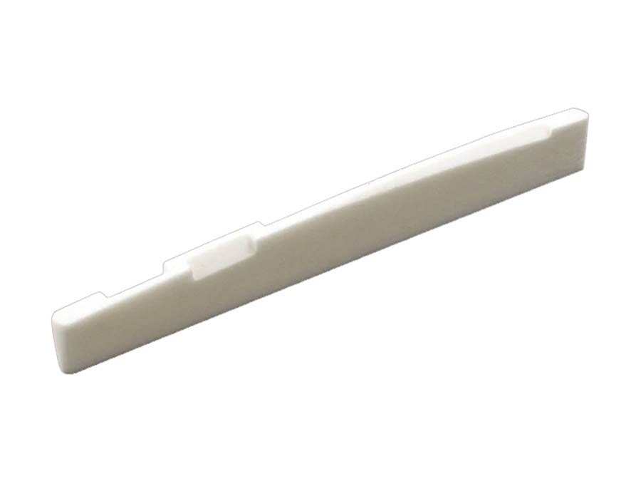 Allparts - BS0254000 - saddle, acoustic compensated, bone, 76x2,8x8,7 mm