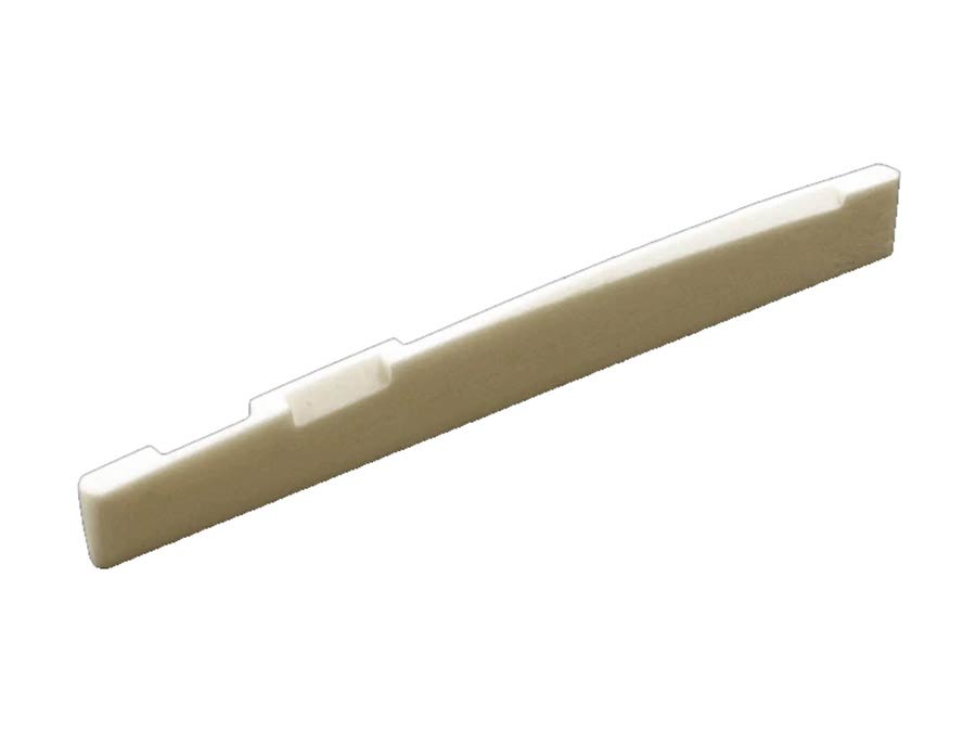 Allparts - BS02540U0 - saddle, acoustic, unbleached comp bone, 76x2,8x8,7 mm