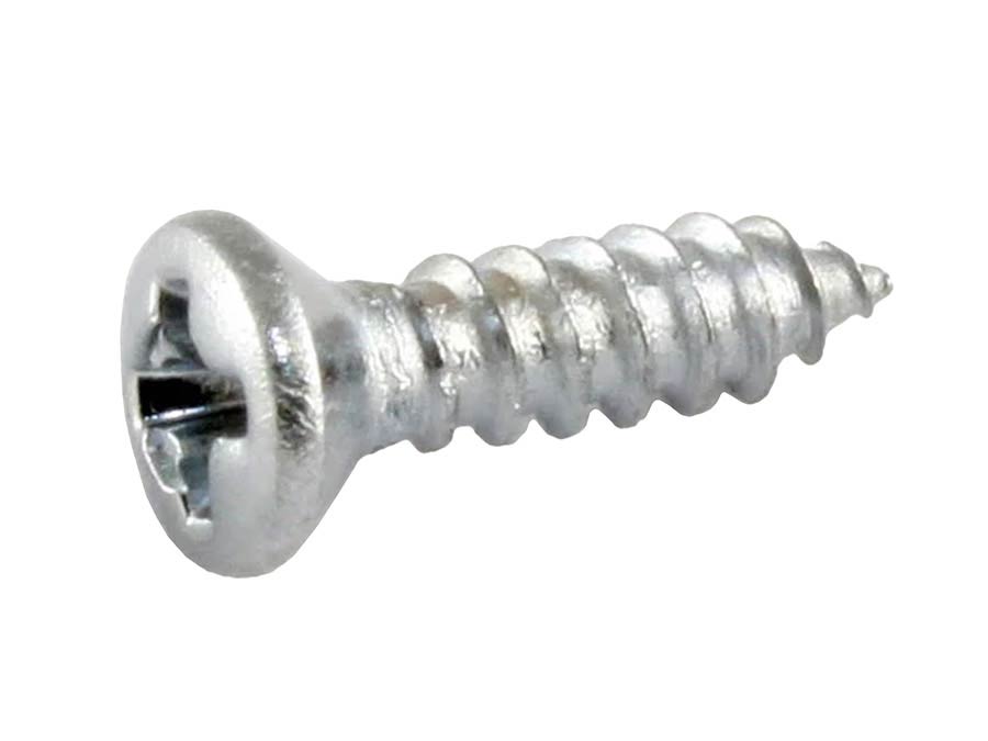 Allparts - GS0050B10 - bulk pack of Gibson® size pickguard screws, chrome, 100pcs