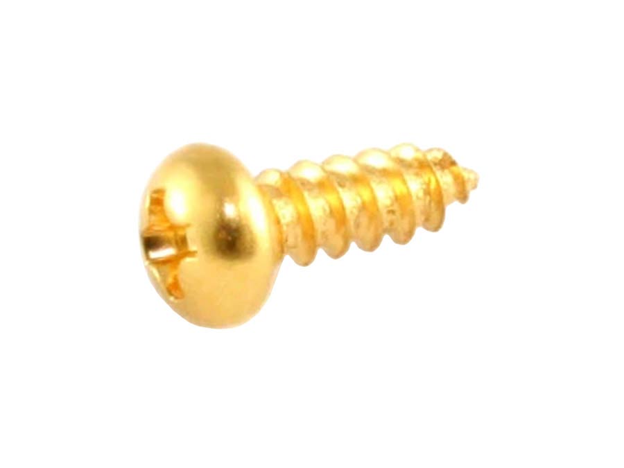 Allparts - GS3206002 - truss rod cover screws, gold, 8pcs