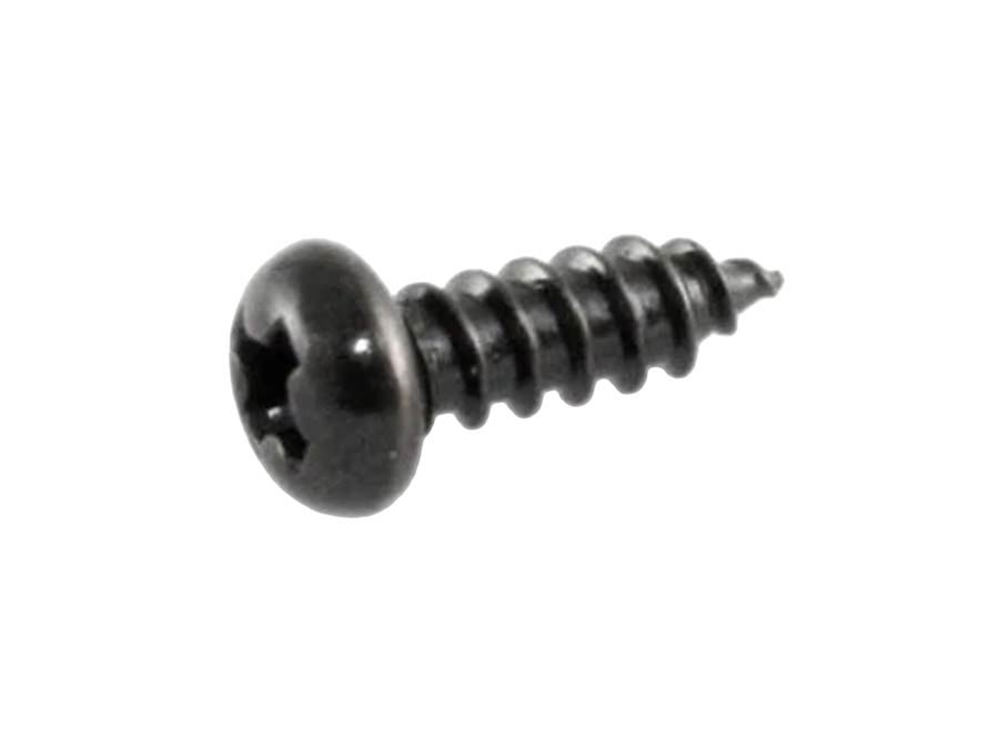 Allparts - GS3206003 - truss rod cover screws, black, 8pcs