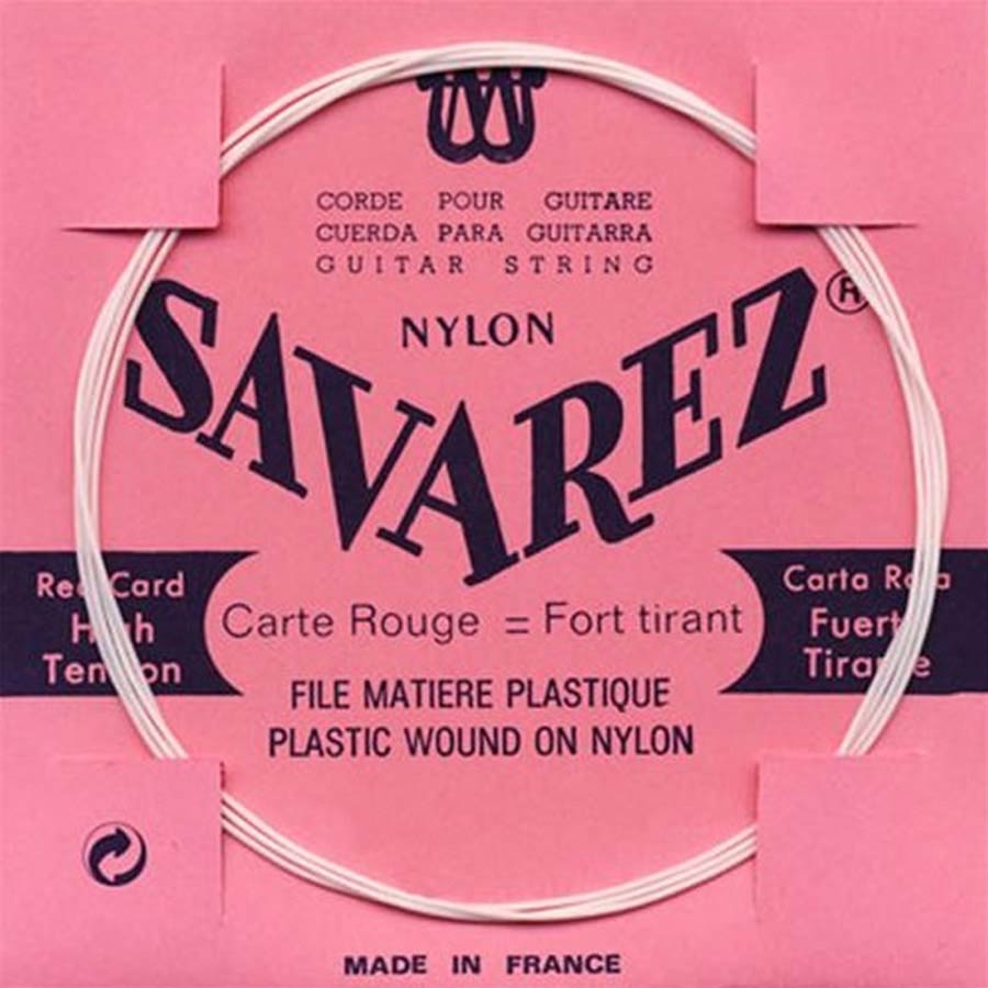Savarez: Red B-2 String, Plastic Wound