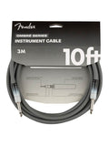 Fender 10ft Ombré cable, silver smoke