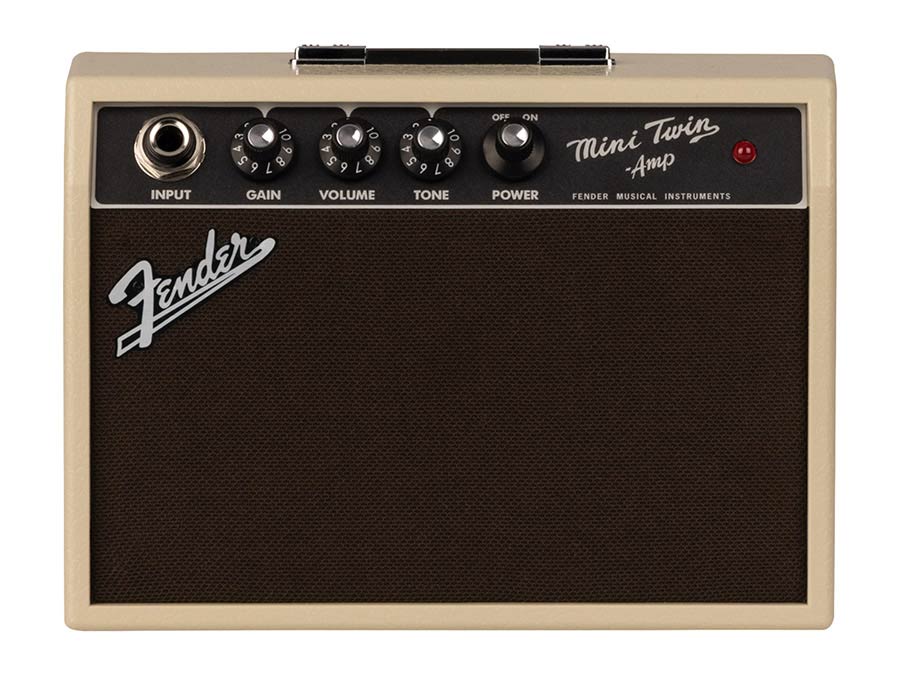 Fender battery amp mini '65 Twin Amp, blonde, 1W, 2x3" speakers