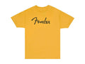 Fender spaghetti logo t-shirt, butterscotch, M