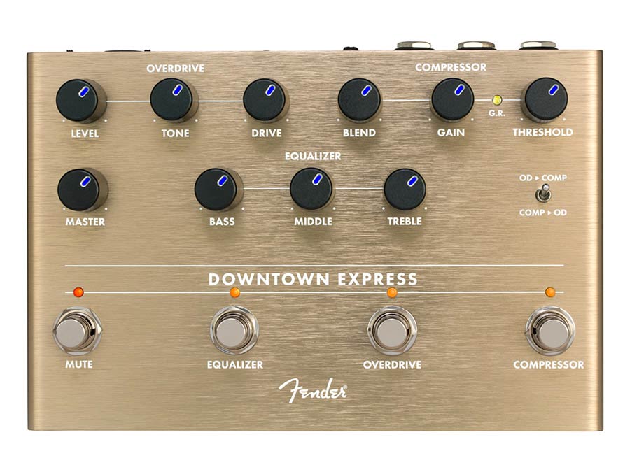Fender Downtown Express Bass Multi Effect, effects pedal for bass guitar