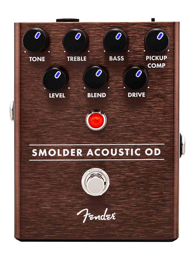 Fender Smolder Acoustic Overdrive, effects pedal for acoustic guitar