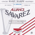 Savarez: Small Or Concert Harp String, Plain Kf, 1,32mm, Length: 1,50 Meter, Black