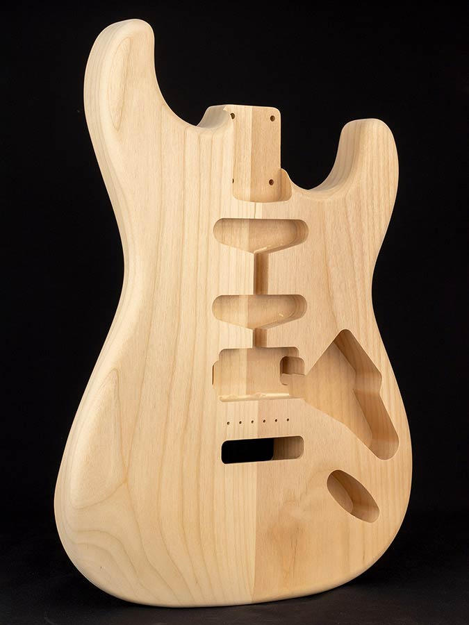 Boston JST-2A-HSS Vintage body Stallion (made in Japan), routed for HSS (bridge humbucker), 2 piece alder