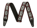 Fender gitaarriem 2 inch, Pasadena woven – red snowflake
