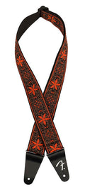 Fender gitaarriem 2 inch, Pasadena woven – orange wallflower