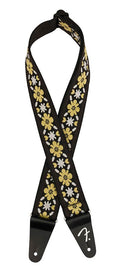 Fender gitaarriem 2 inch, Pasadena woven – yellow clover