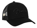 Fender snap back pick holder hat, black