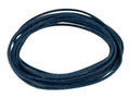 Boston PBW10/BL Interne gitaarbedrading, gewaxt katoen gevlochten push back wire, blauw, 3 mtr, USA made