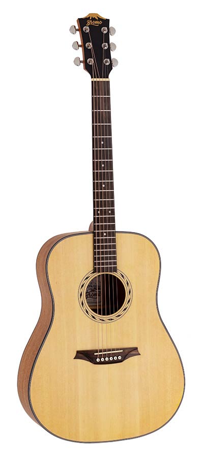 Bromo BAB1 Blanc Series Dreadnought Akoestische Gitaar - Satin