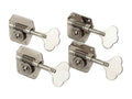 Fender Pure Vintage bass machine heads, vintage reverse wind, nickel, set of 4