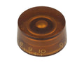 Boston KA-110-IM Speed knob, transparent amber, fits 24 fine (CTS) and 18 coarse knurl (Alpha), m.i. Japan
