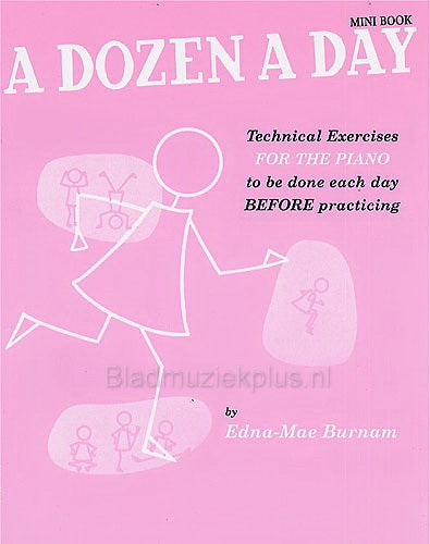Burnam: A Dozen a Day Mini Book (Piano)