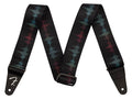 Fender Retro ribbed poly guitar strap, sound wave design