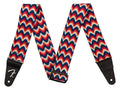 Fender Retro ribbed poly guitar strap, ripple design