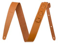 Fender Essentials 2" leather guitar strap, tan