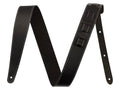 Fender Essentials 2" leather guitar strap, black