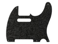 Fender Waylon Jennings embossed leather pickguard, 5 screw holes for '50s Tele, black