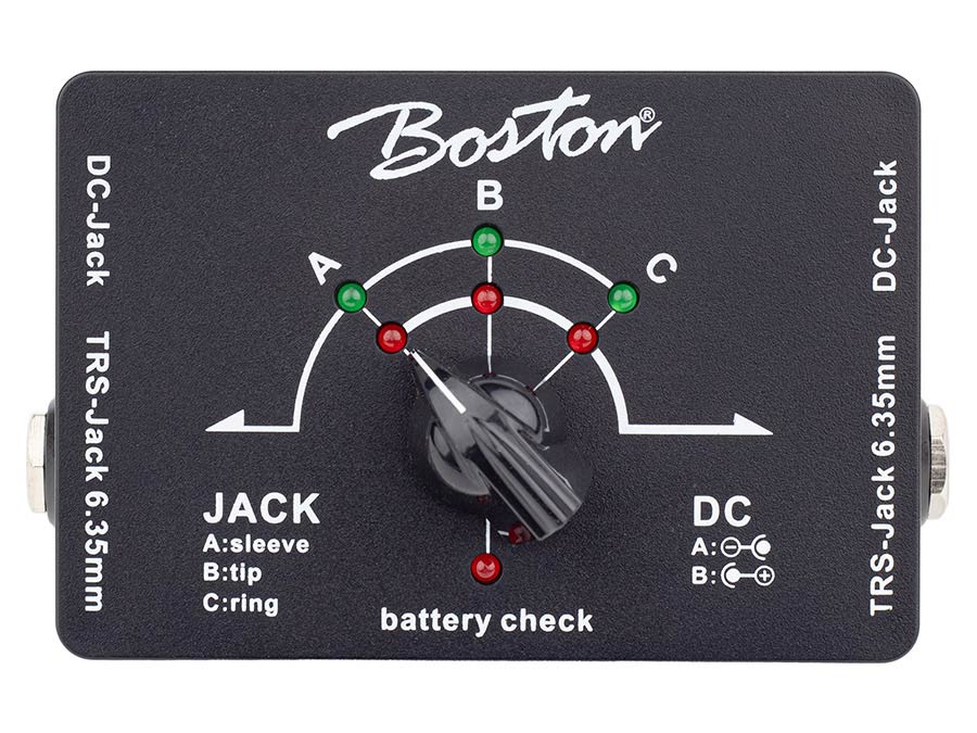 Boston BT-3 Cable tester for 6.3mm jack TRS and DC cables