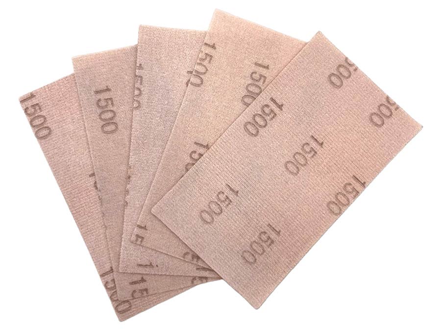 NitorLACK - N920203106 - Flex latex sanding sheets 130 x 75 mm sheets K1500 - 5 pcs