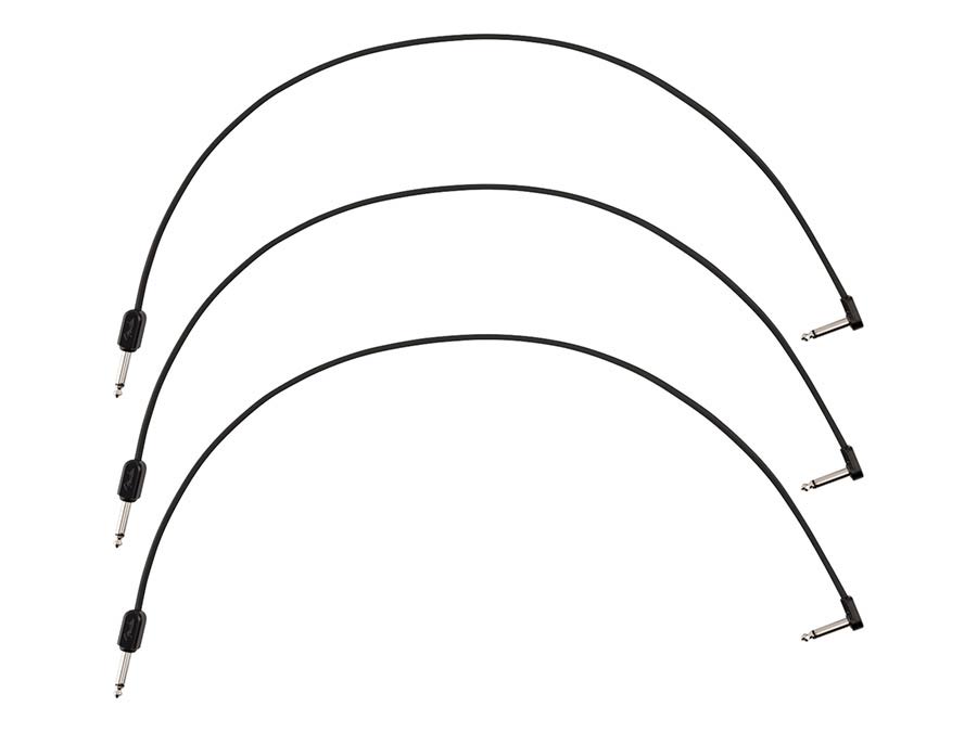 Fender Blockchain 24" patch cable, 3-pack, straight/angle
