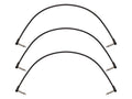 Fender Blockchain 16" patch cable, 3-pack, angle/angle