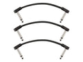 Fender Blockchain 4" patch cable, 3-pack, angle/angle