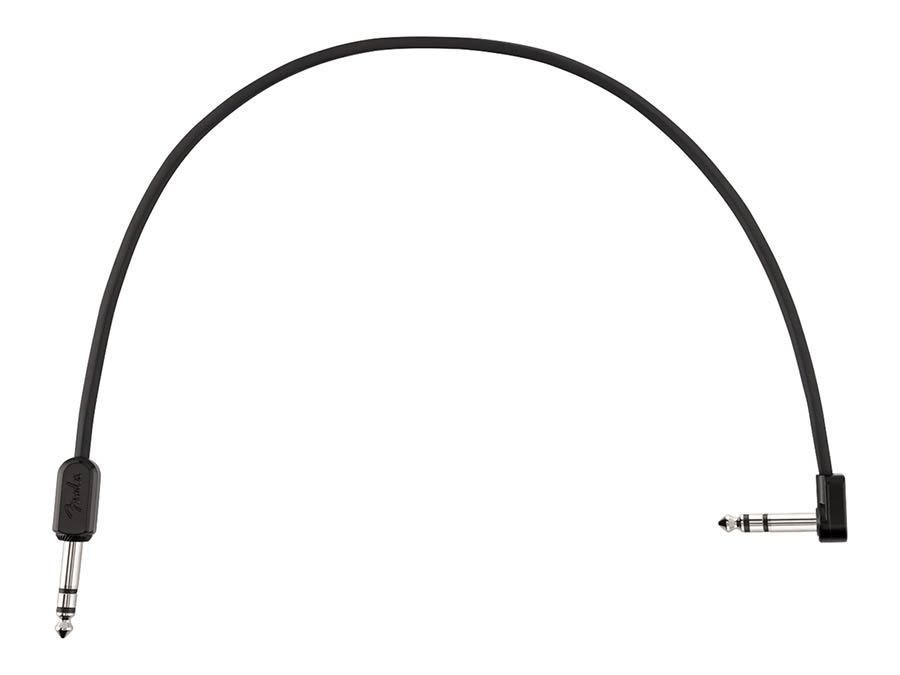 Fender Blockchain 16" patch cable, stereo TRS, straight/angle