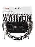 Fender 10ft instrument cable, 10ft, checkerboard