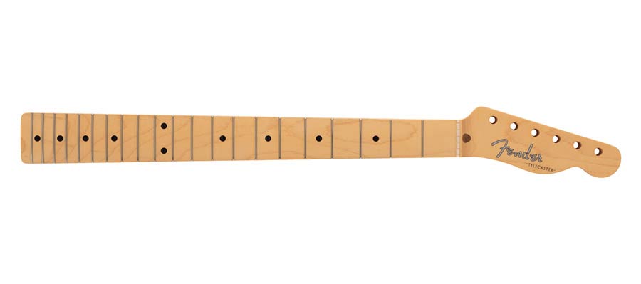 Fender made in Japan Traditional II 50's Telecaster neck, 21 vintage frets, 9.5" radius, U-shape, maple