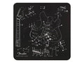 Fender mousepad, exploded Strat