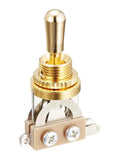 Boston SW-20-GP2 Toggle switch 3-way, made in Japan, gold plated hardware and parts, nickel contacts