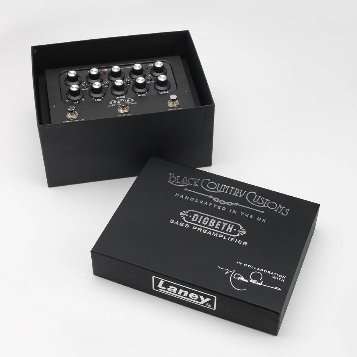 Laney Black Country Custom DIGBETH, Bass Pre Amplifier Pedal, Nathan EAST Signature